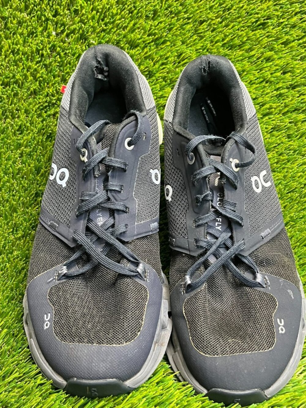 On Cloudflyer 4 Womens Size 10 Black Athletic Running Walking Shoes Sneakers - Picture 6 of 11